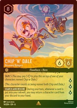 Chip 'n' Dale (Recovery Rangers) - 14/204 - Rare (Foil)