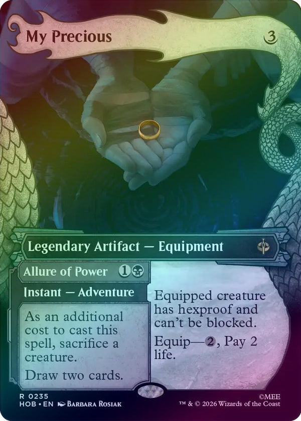 My Precious // Allure of Power - Dragon Hoard Frame (Foil) (HOB) (Pre-Order)