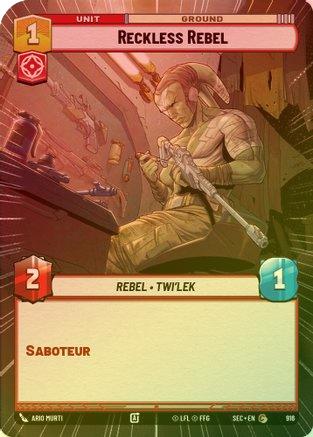Reckless Rebel (Hyperspace Foil) - 916 - Common (Foil)