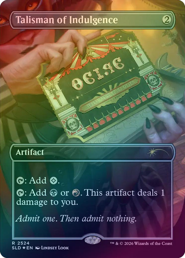 Talisman of Indulgence - Viva Las Rakdos (Foil) (SLD)