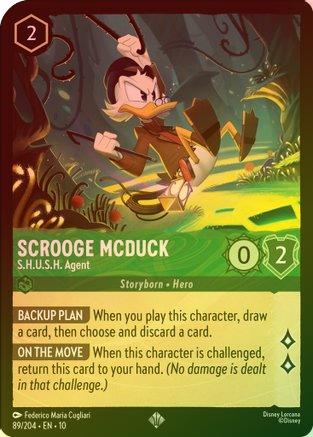 Scrooge McDuck (S.H.U.S.H. Agent) - 89/204 - Super Rare (Foil)