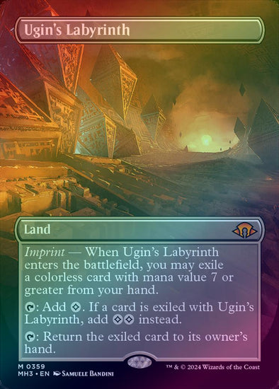 Ugin's Labyrinth - Borderless (Foil) (MH3)