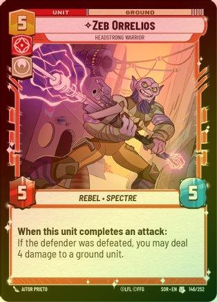 Zeb Orrelios - Headstrong Warrior - 146/252 - Uncommon (Foil)