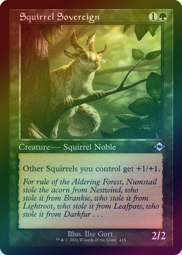 Squirrel Sovereign - Retro Frame (Foil) (MH2)