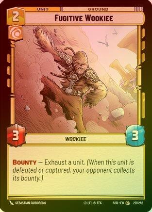 Fugitive Wookiee - 211/262 - Common (Foil)