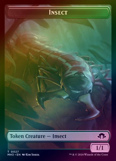 Insect Token (Foil) (TMH3)