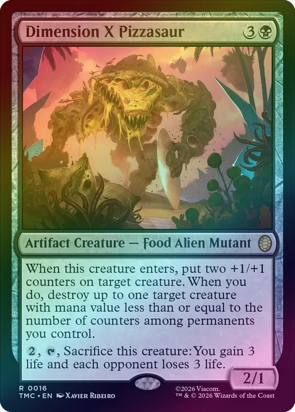 Dimension X Pizzasaur (Surge Foil) (TMC)