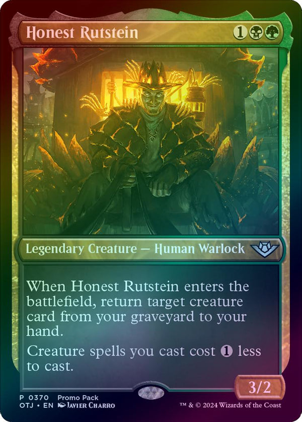 Honest Rutstein - Dark Frame Promo Pack (Foil) (OTJ)