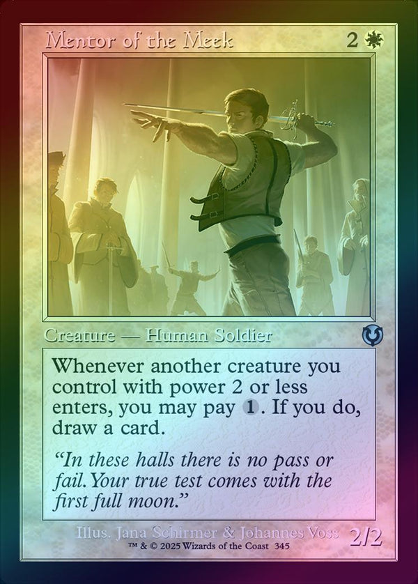 Mentor of the Meek - Retro Frame (Foil) (INR)