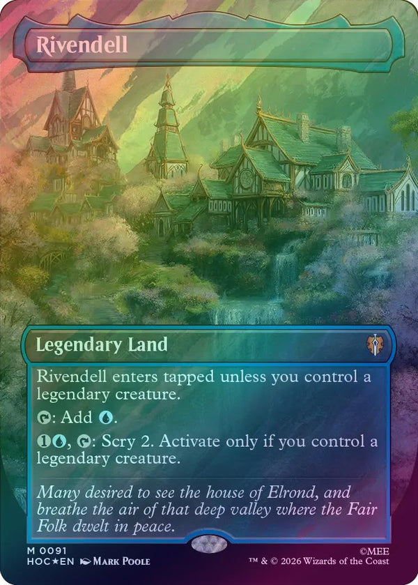 Rivendell - Borderless (Surge Foil) (HOC)