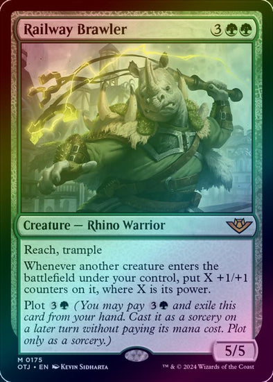 Railway Brawler (Foil) (OTJ)