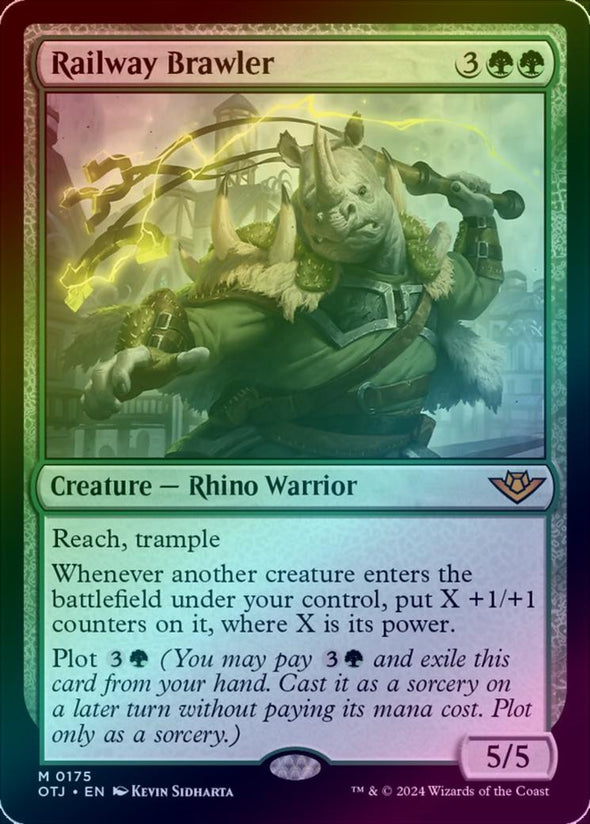 Railway Brawler (Foil) (OTJ)