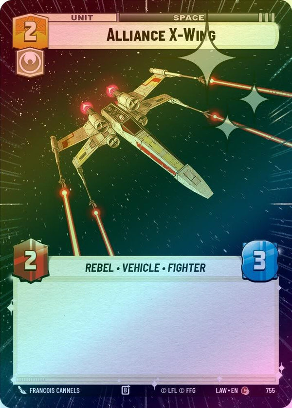 Alliance X-Wing (Hyperspace Foil) - 755 - Common (Foil)