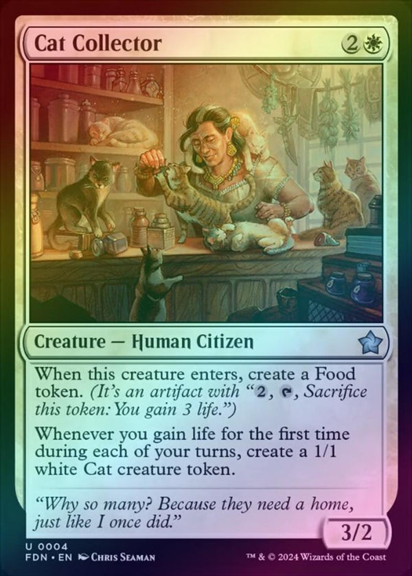 Cat Collector (Foil) (FDN)
