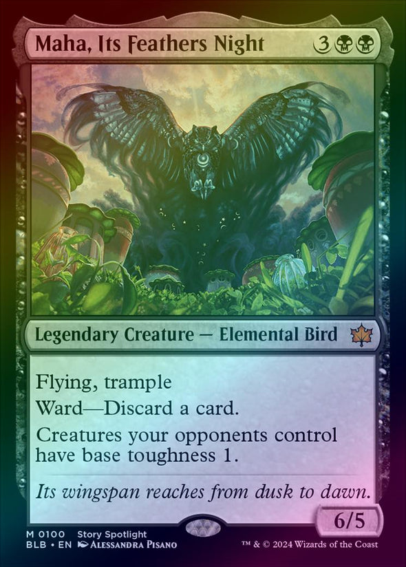 Maha, Its Feathers Night (Foil) (BLB)