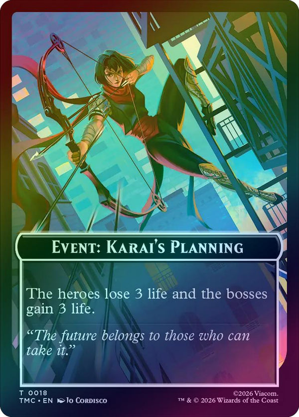 Event: Karai's Planning Token (Foil) (TTMC)