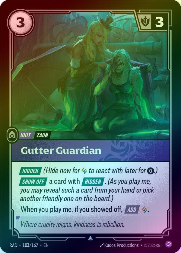 Gutter Guardian - 103/167 - Uncommon (Foil)