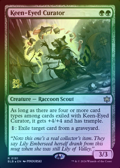 Keen-Eyed Curator - Prerelease Promo (Foil) (PBLB)