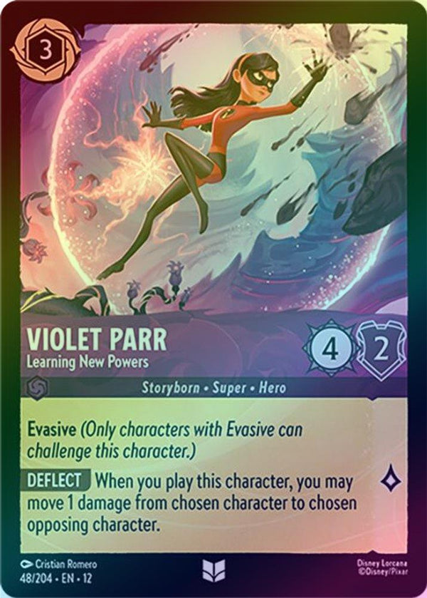 Violet Parr (Learning New Powers) - 48/204 - Uncommon (Foil)