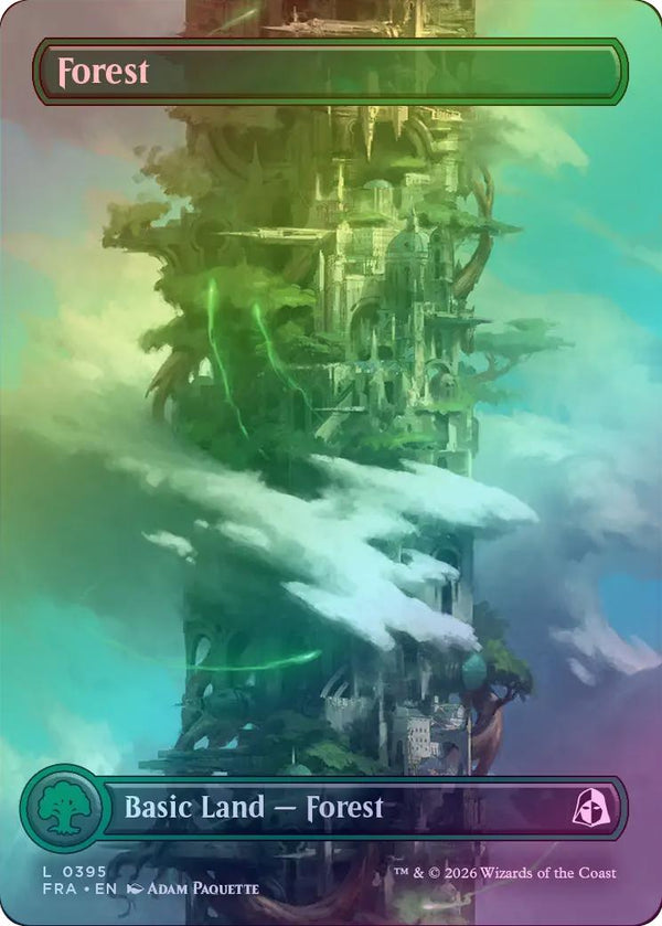 Forest (395) - Tower Full Art (Foil) (FRA)