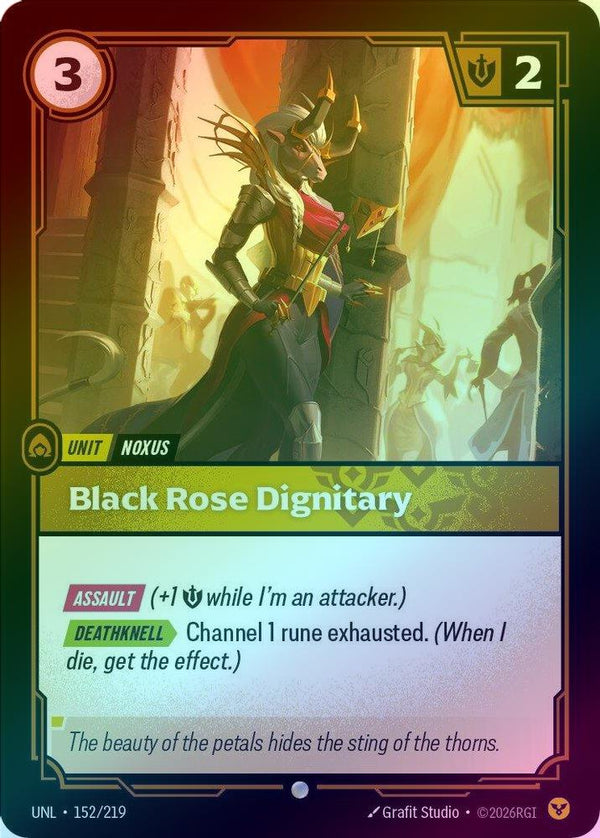 Black Rose Dignitary - 152/219 - Common (Foil)