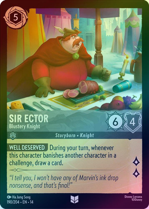 Sir Ector (Blustery Knight) - 190/204 - Uncommon (Foil)