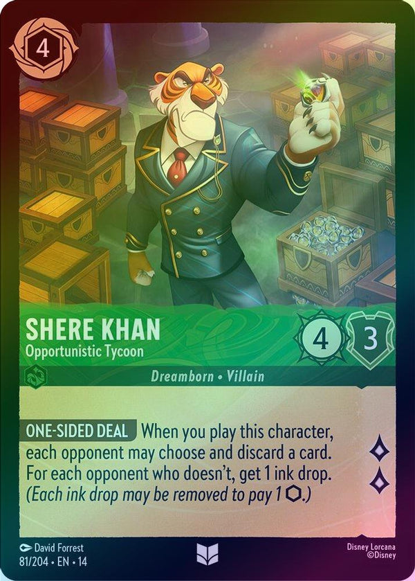 Shere Khan (Opportunistic Tycoon) - 81/204 - Uncommon (Foil)