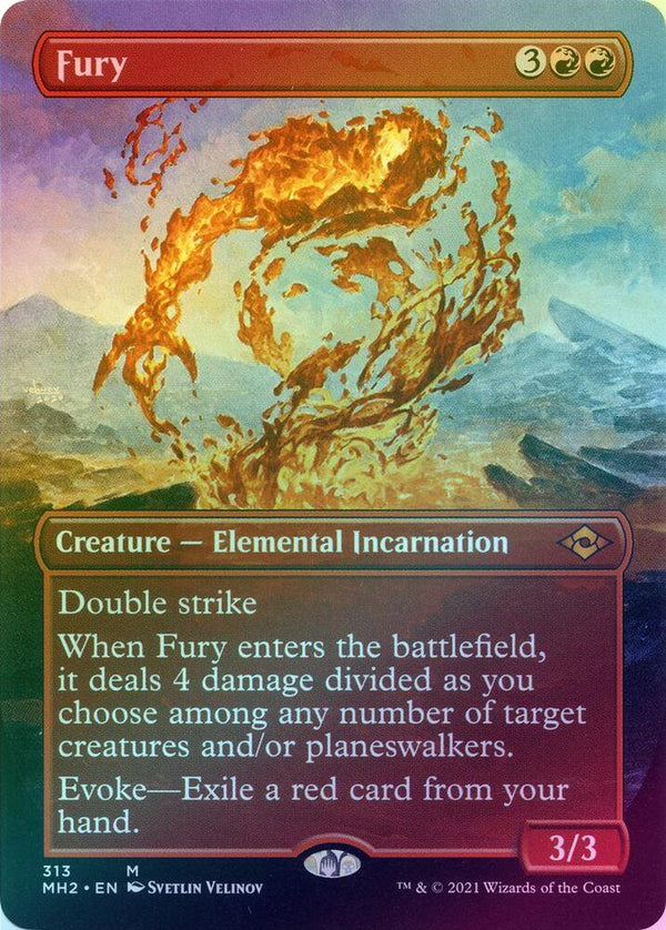 Fury - Borderless (Foil) (MH2)