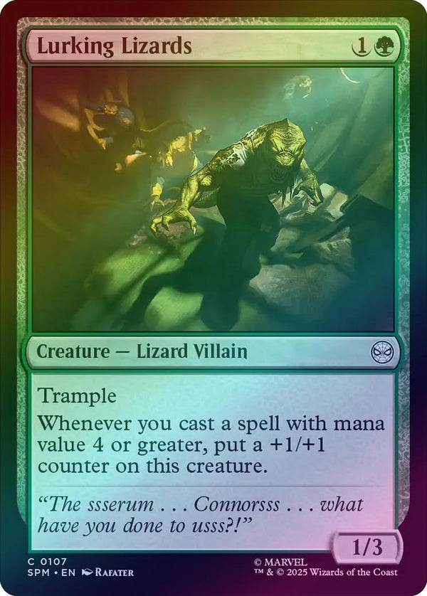 Lurking Lizards (Foil) (SPM)