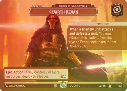 Darth Revan - Scourge of the Old Republic (Showcase) - 1021 - Rare (Foil)