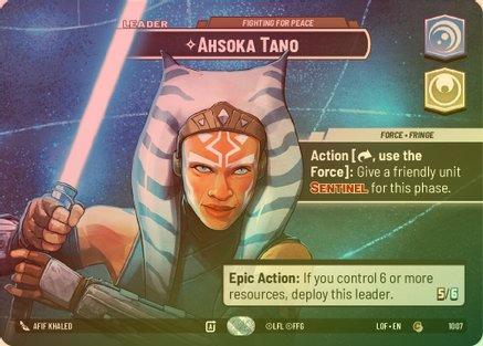 Ahsoka Tano - Fighting For Peace (Showcase) - 1007 - Common (Foil)