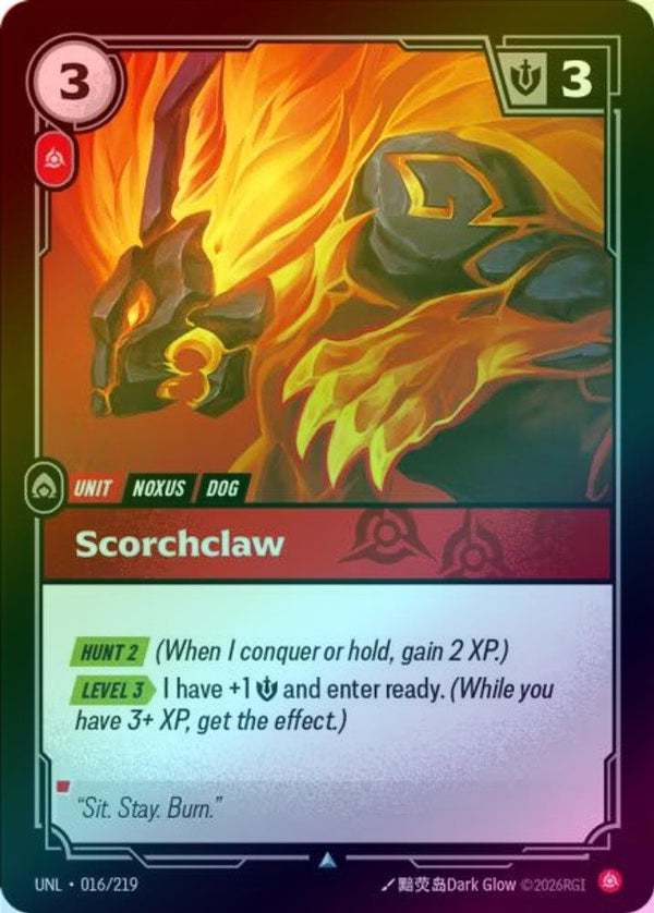 Scorchclaw - 016/219 - Uncommon (Foil)