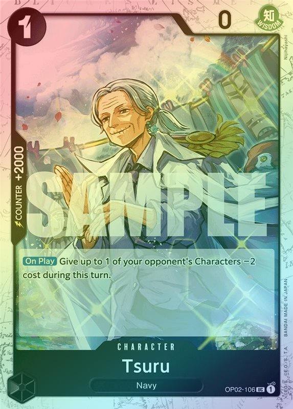Tsuru (Jolly Roger Foil) - OP02-106 - Uncommon