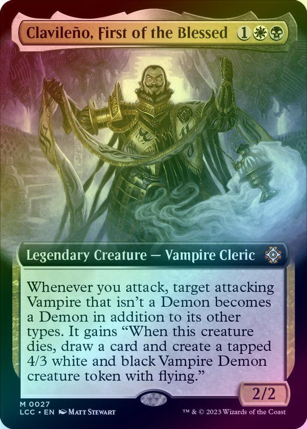 Clavileno, First of the Blessed - Extended Art (Foil) (LCC)