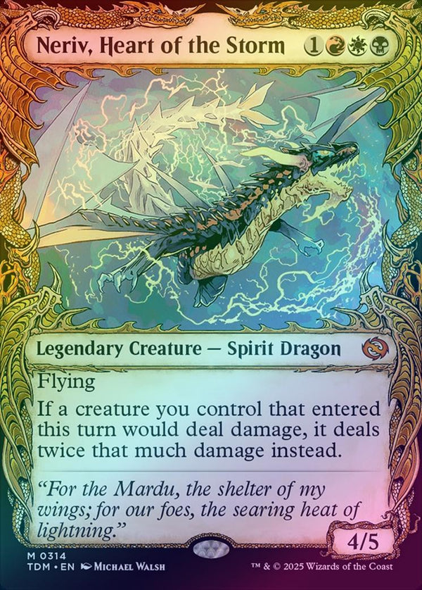 Neriv, Heart of the Storm - Draconic Showcase (Foil) (TDM)