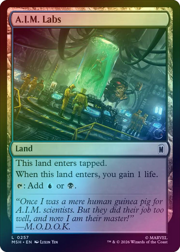 A.I.M. Labs (Foil) (MSH) (Pre-Order)