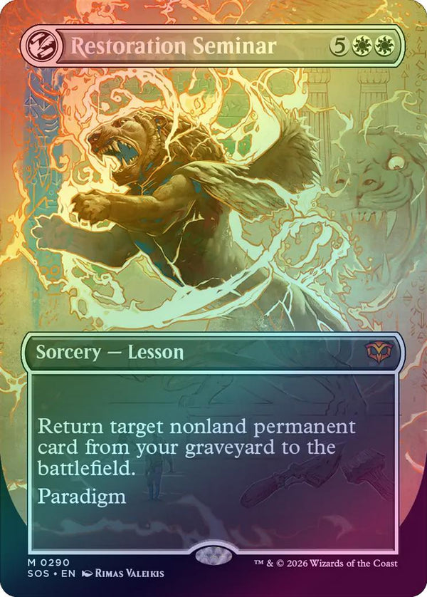 Restoration Seminar - Borderless (Foil) (SOS)