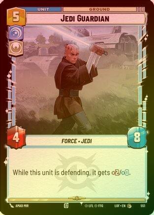 Jedi Guardian - 551 - Common (Foil)