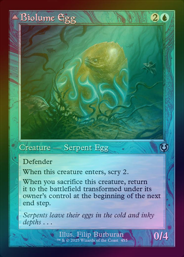 Biolume Egg // Biolume Serpent - Retro Frame (Foil) (INR)