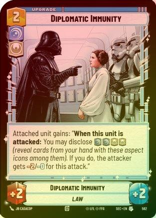 Diplomatic Immunity (Foil) - 562 - Uncommon (Foil)