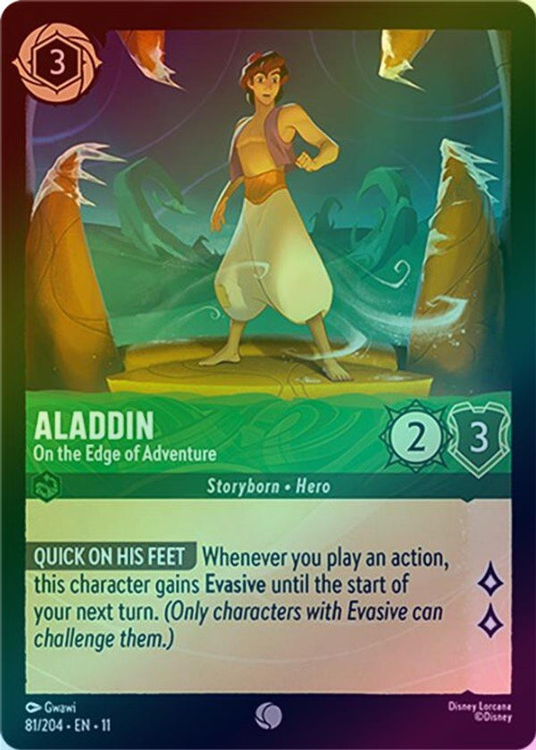 Aladdin (On the Edge of Adventure) - 81/204 - Common (Foil)
