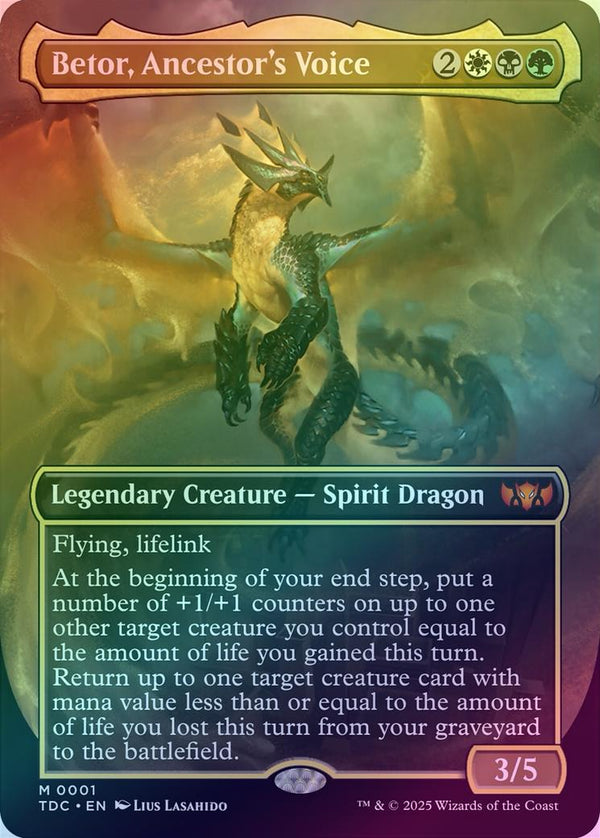 Betor, Ancestor's Voice - Borderless (Foil) (TDC)