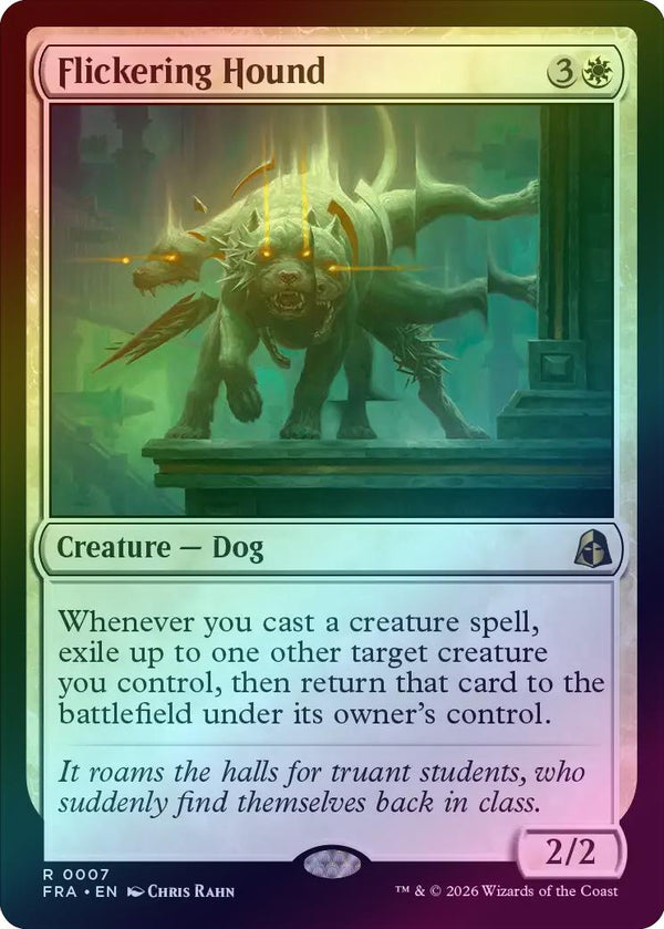 Flickering Hound (Foil) (FRA) (Pre-Order)