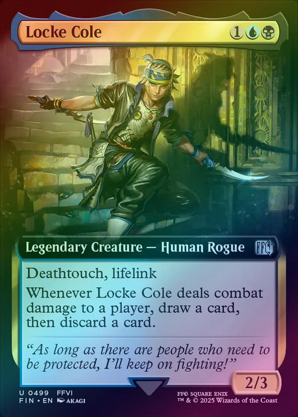 Locke Cole - Extended Art (Foil) (FIN)