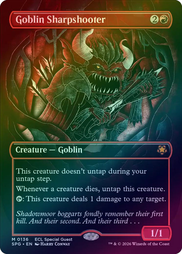 Goblin Sharpshooter - Borderless (Foil) (SPG)
