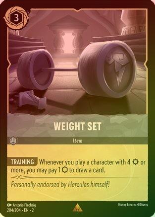 Weight Set - 204/204 - Rare (Foil)