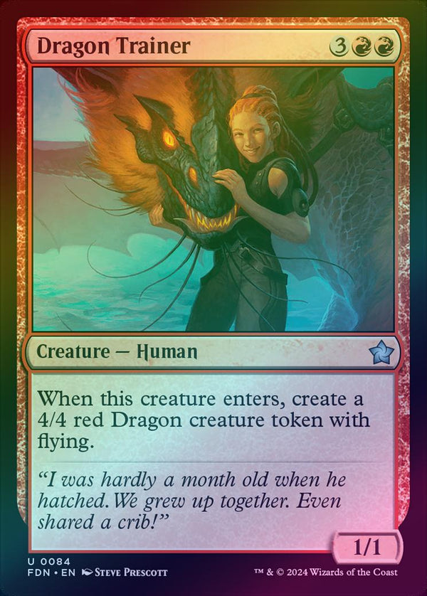 Dragon Trainer (Foil) (FDN)