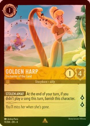 Golden Harp (Enchanter of the Land) - 11/204 - Rare (Foil)