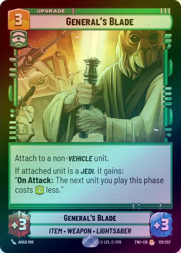 General's Blade - 121/257 - Rare (Foil)