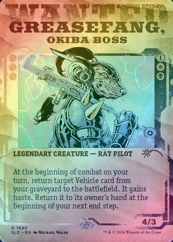 Greasefang, Okiba Boss - Showcase: Outlaws of Thunder Junction (Foil) (SLD)